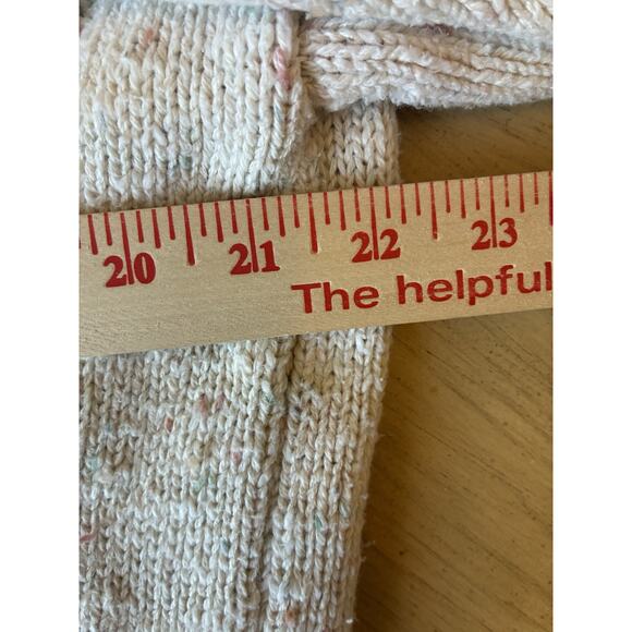 VTG 80s IZOD Cable Knit Shawl Collar Cardigan Grandpa Chunky Fisherman Sweater M - Picture 5 of 16